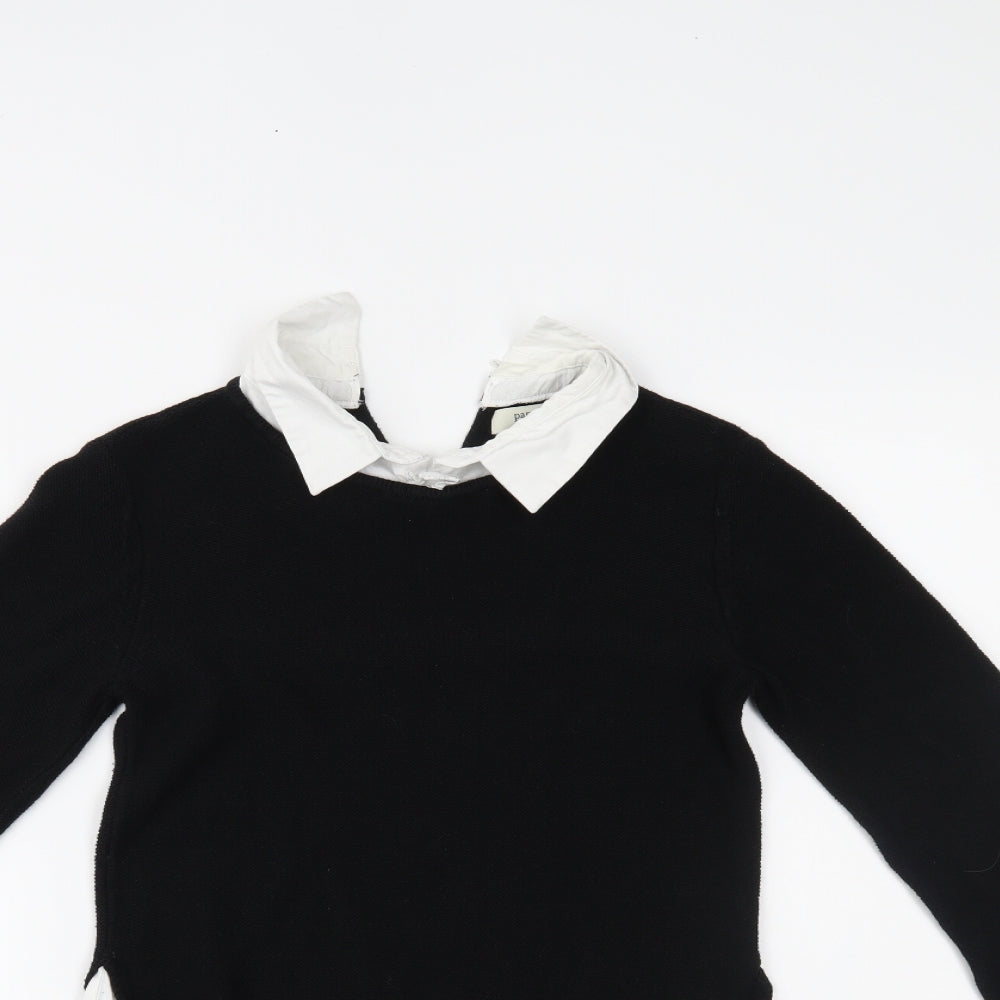 Papaya Womens Black   Basic Blouse Size 8