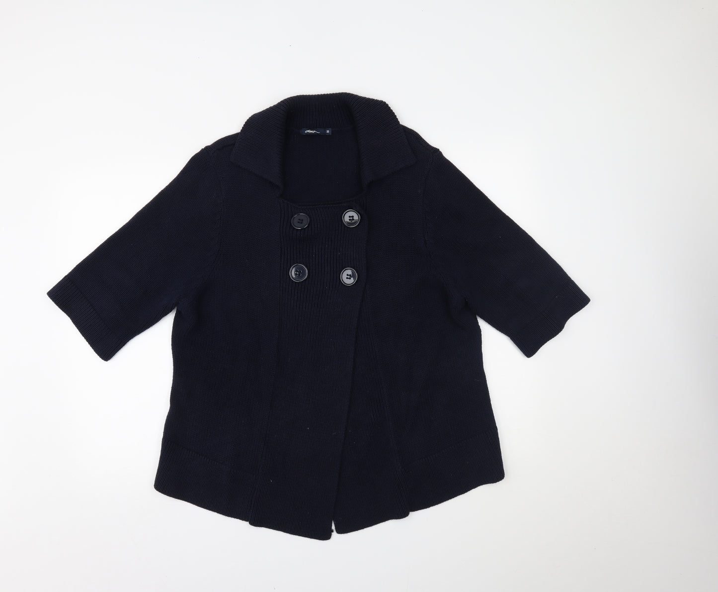 DASH Womens Blue   Cardigan Jumper Size 20