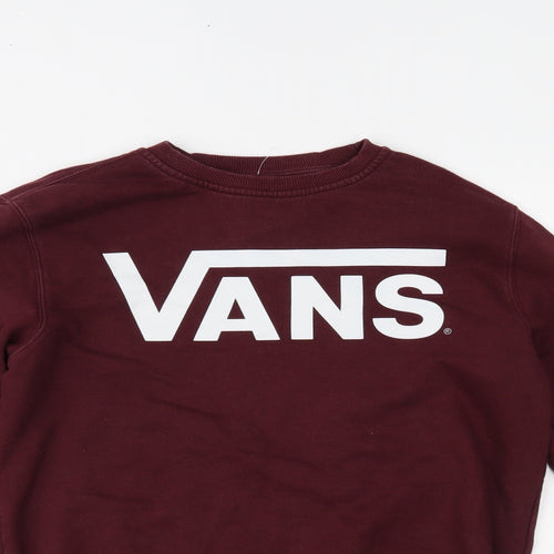 VANS Mens Red   Pullover Jumper Size S
