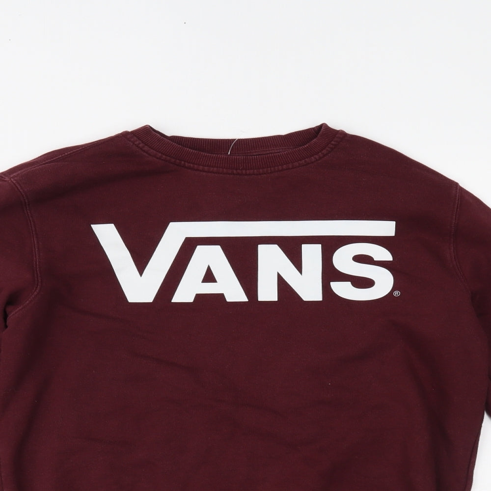 VANS Mens Red   Pullover Jumper Size S