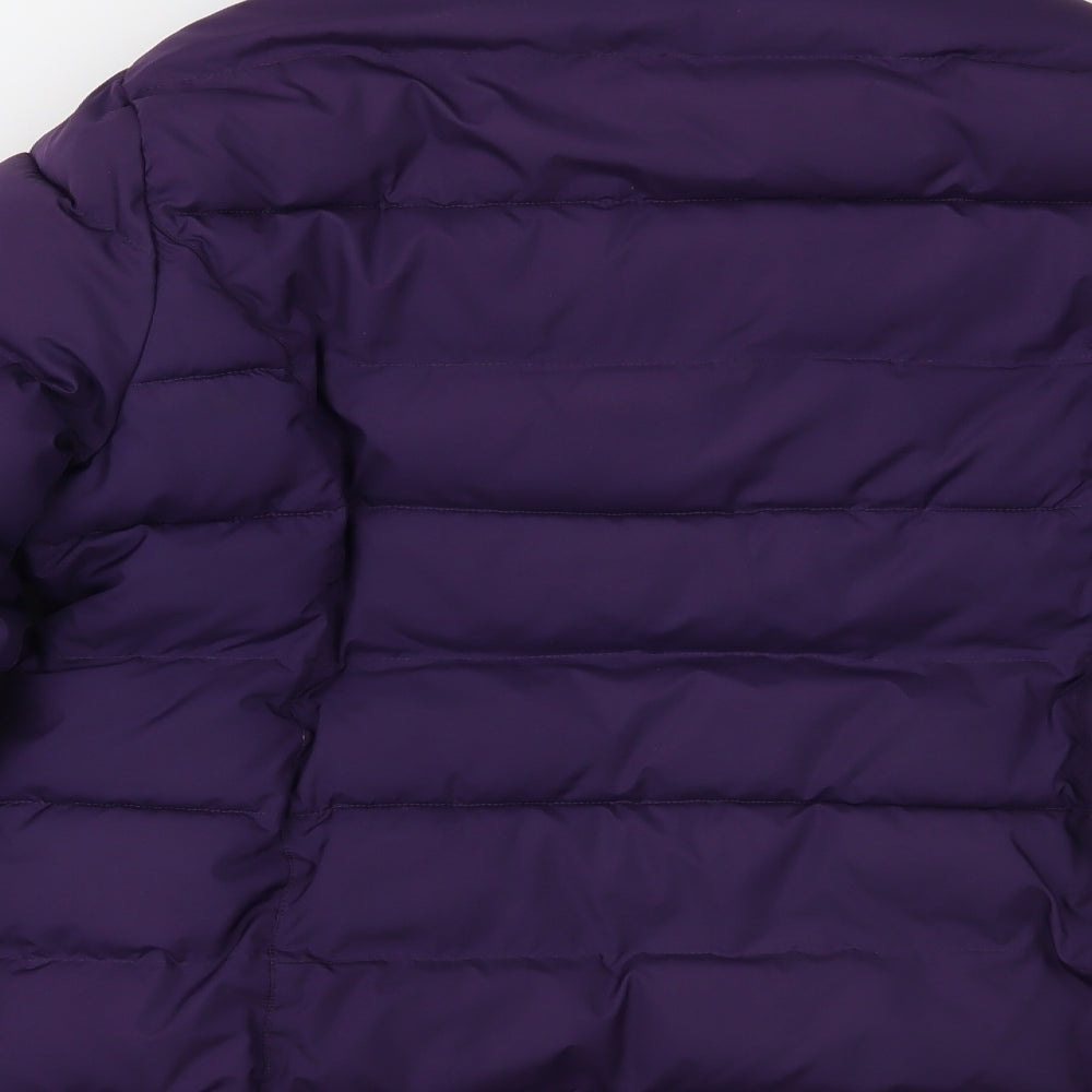 Per Una Womens Purple   Puffer Jacket Coat Size L