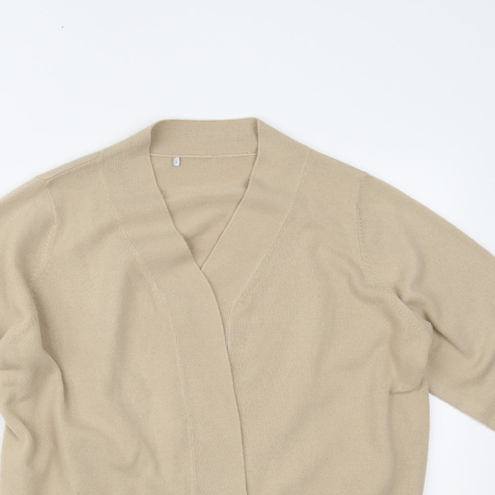 Marks and Spencer Womens Beige   Cardigan Jumper Size 22