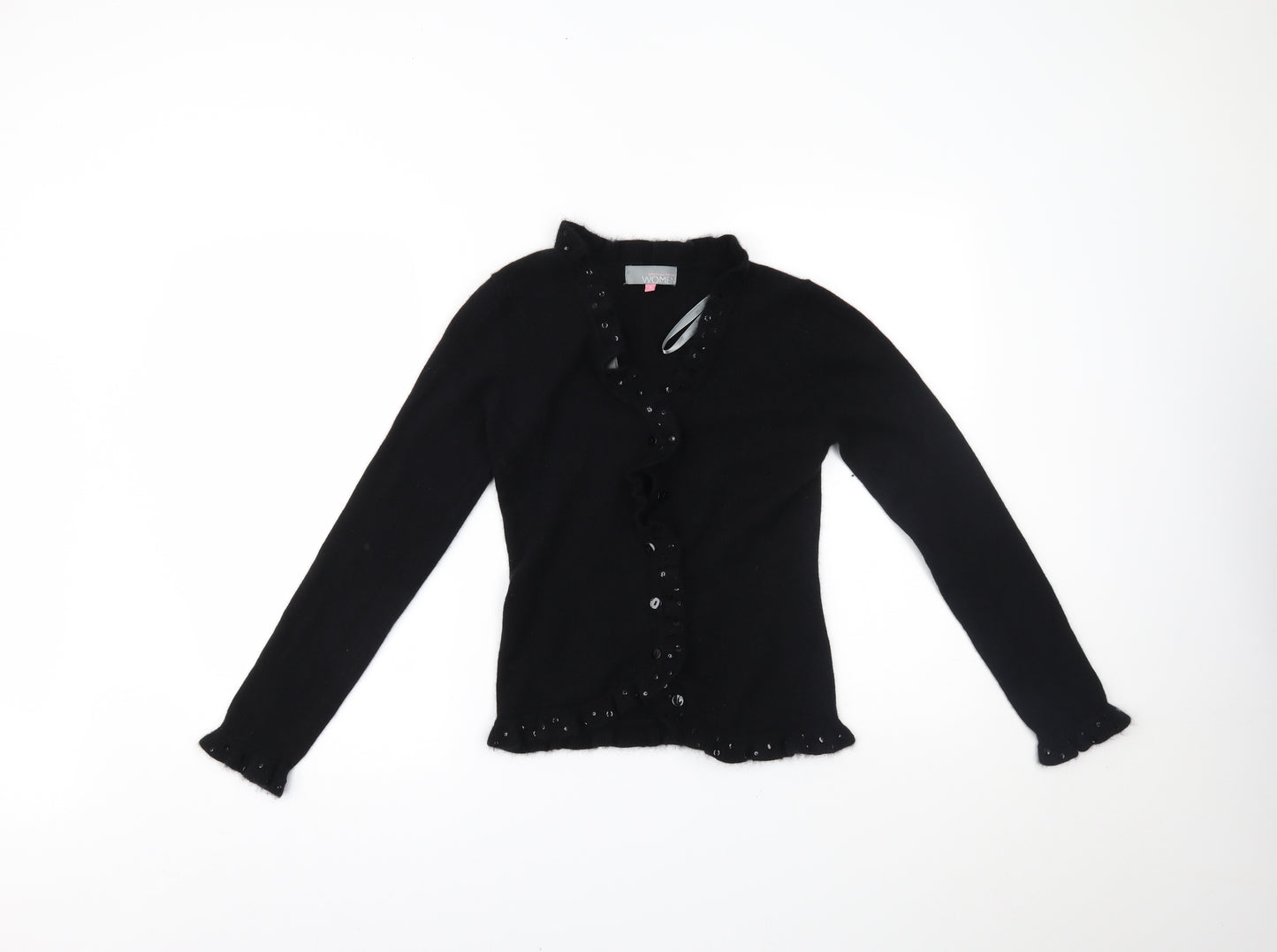 John Lewis Womens Black   Cardigan Jumper Size 8
