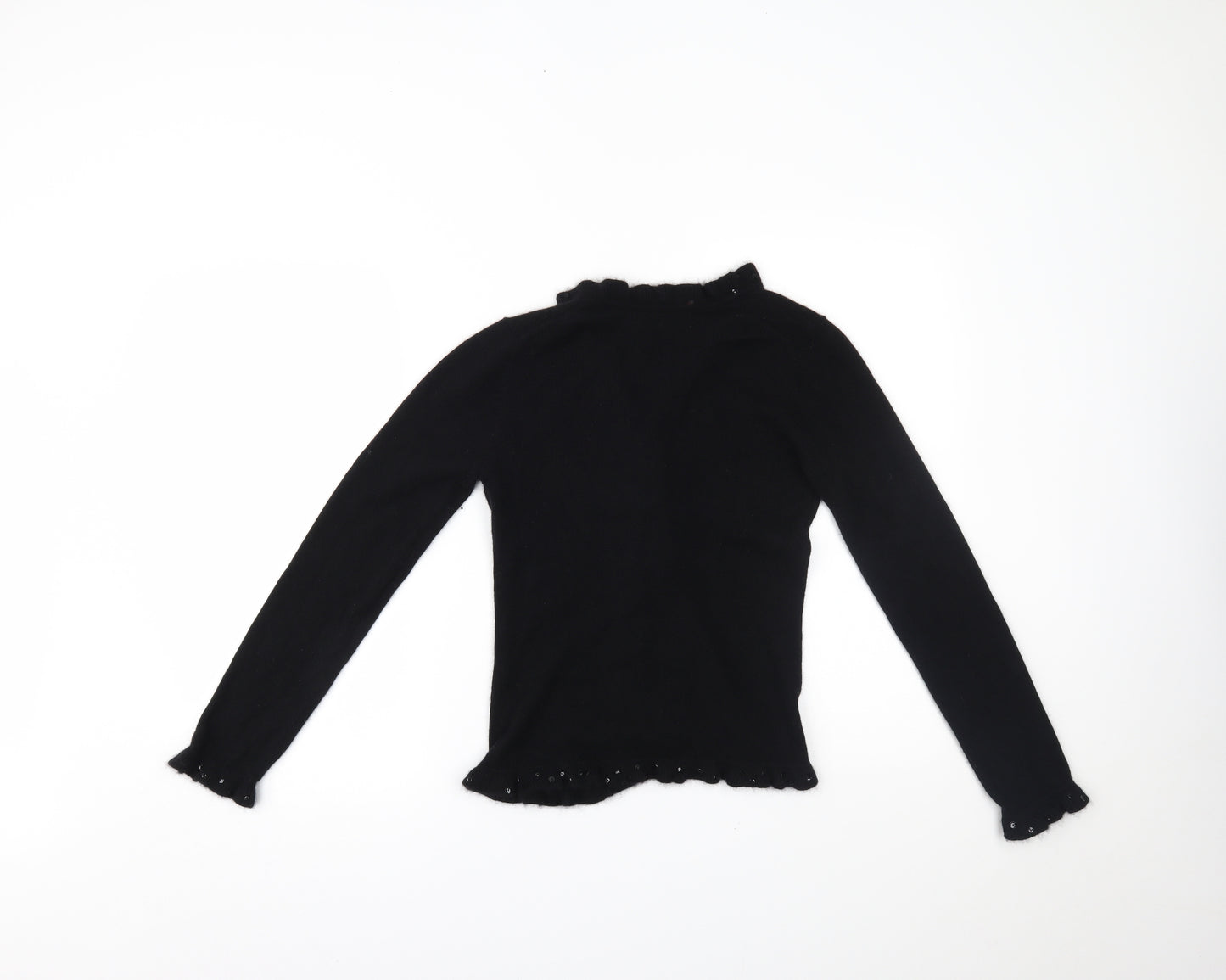 John Lewis Womens Black   Cardigan Jumper Size 8