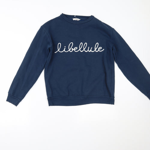 Mango Womens Blue   Pullover Jumper Size S