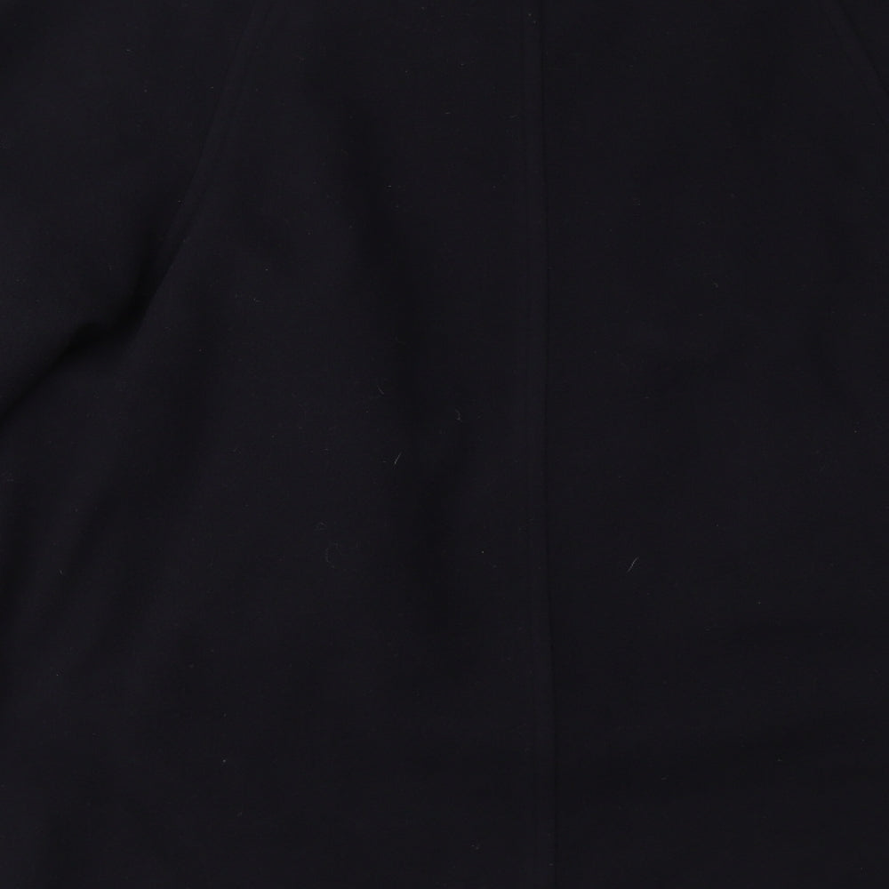 Marks and Spencer Mens Black   Overcoat Coat Size L