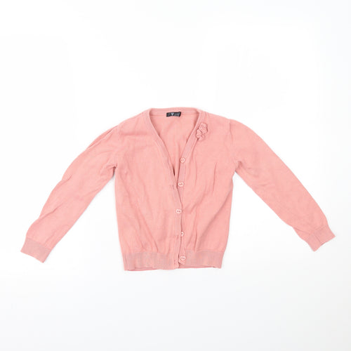 Very Girls Pink   Cardigan Jumper Size 4-5 Years