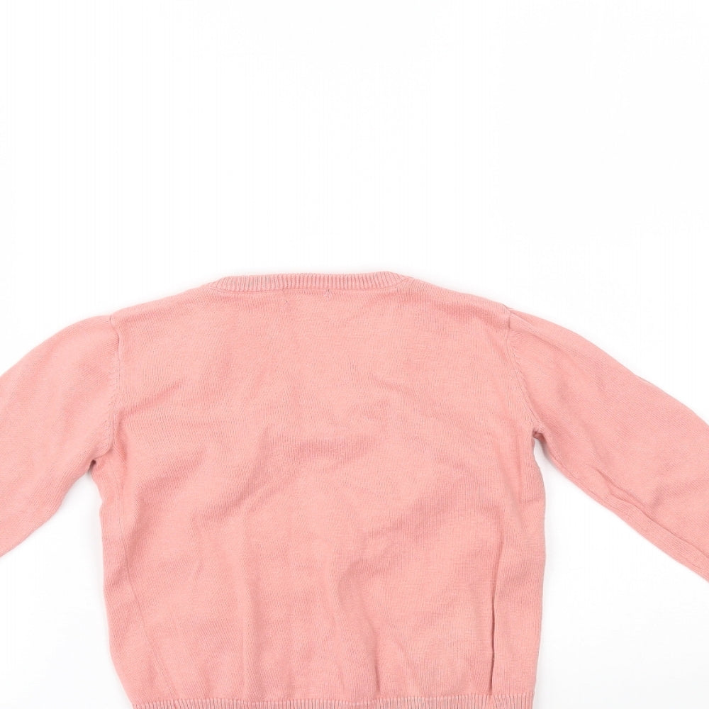 Very Girls Pink   Cardigan Jumper Size 4-5 Years