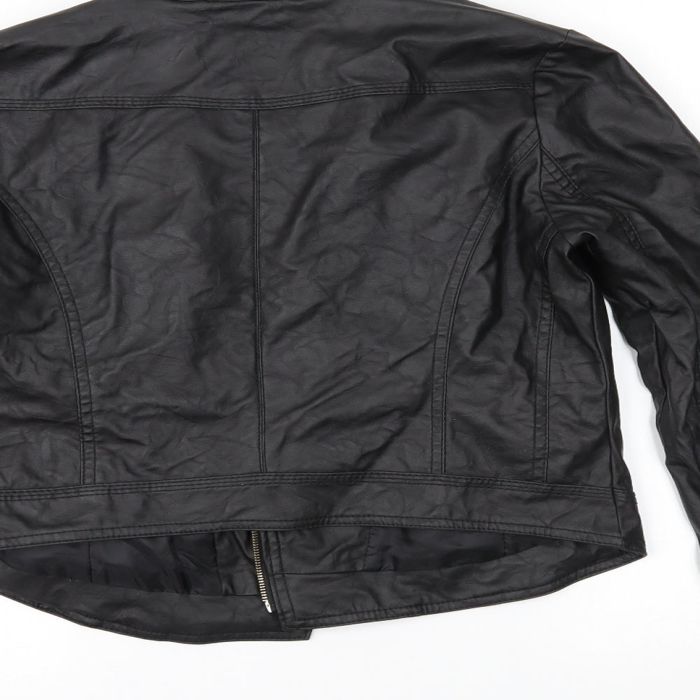 Primark Womens Black   Gilet Jacket Size 14