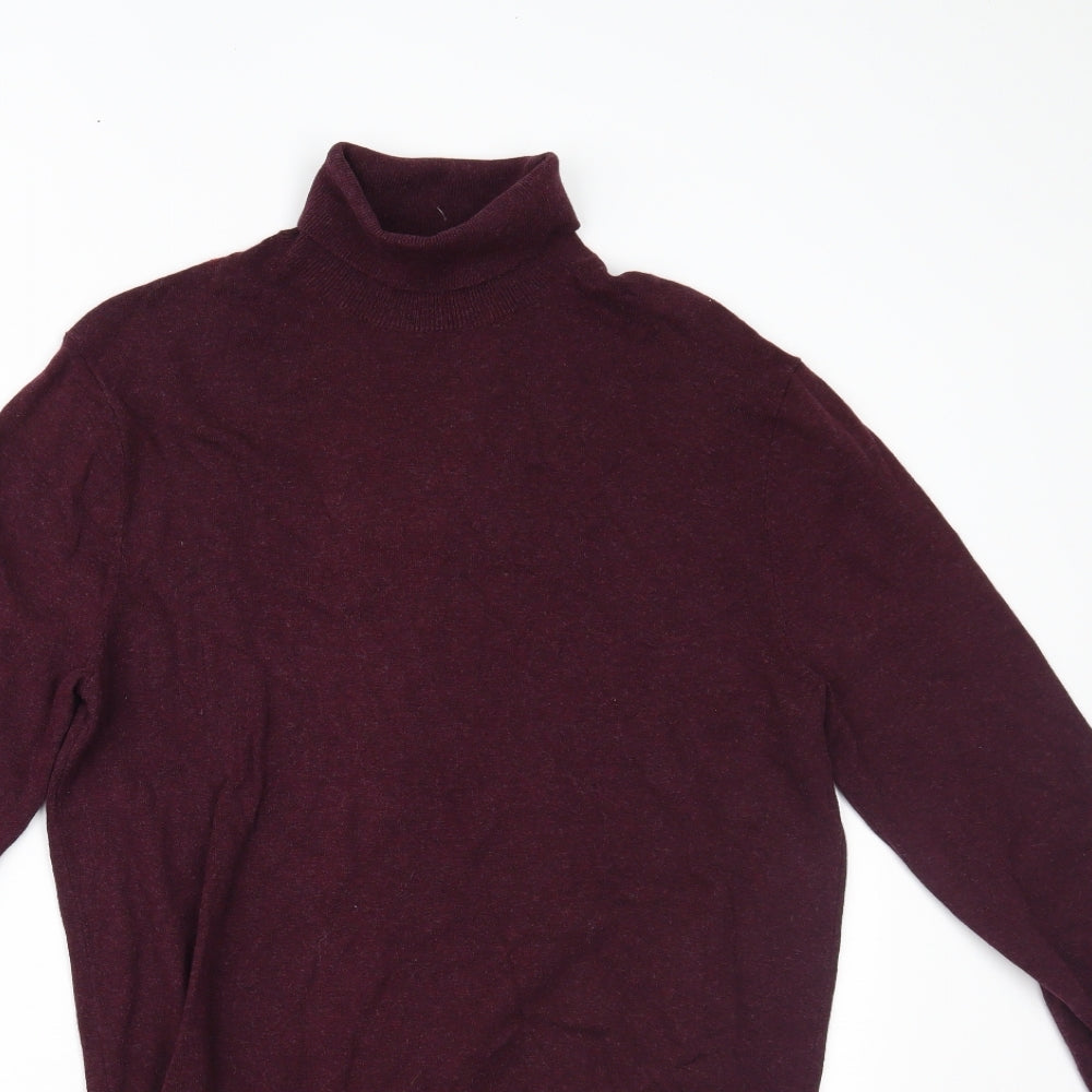 Burton Mens Purple    T-Shirt Size M