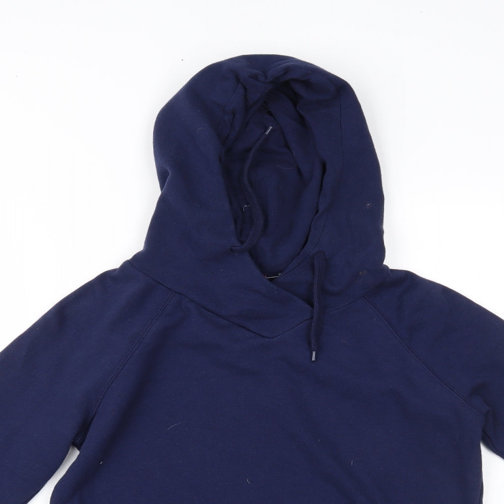 H&M Womens Blue   Pullover Hoodie Size 12
