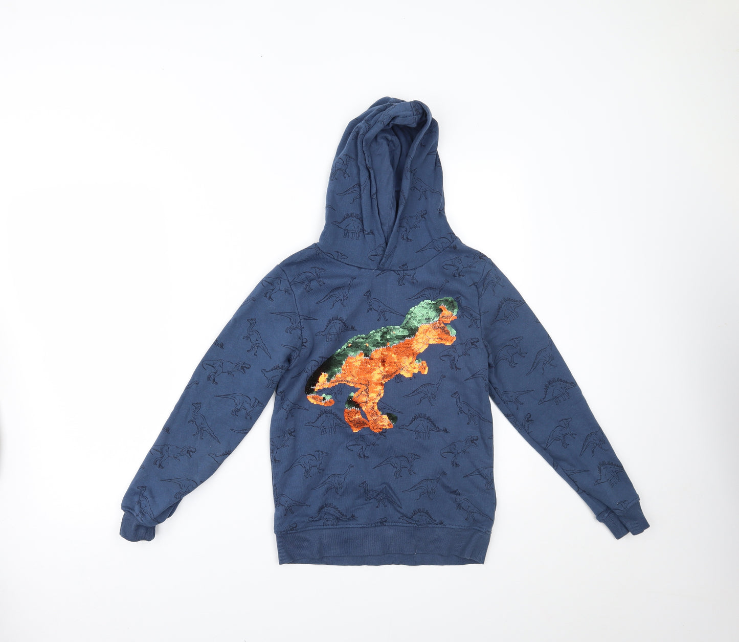 H&M Boys Blue   Pullover Hoodie Size 9-10 Years
