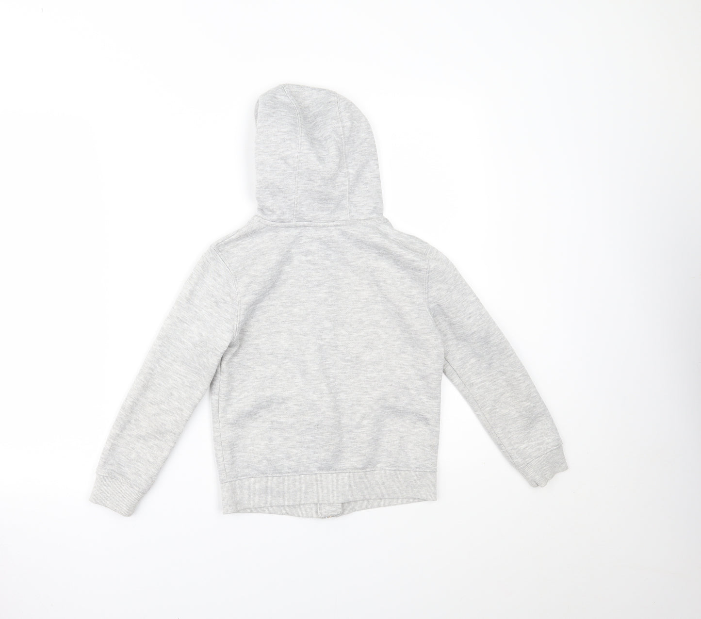 Matalan Girls Grey   Full Zip Hoodie Size 8 Years