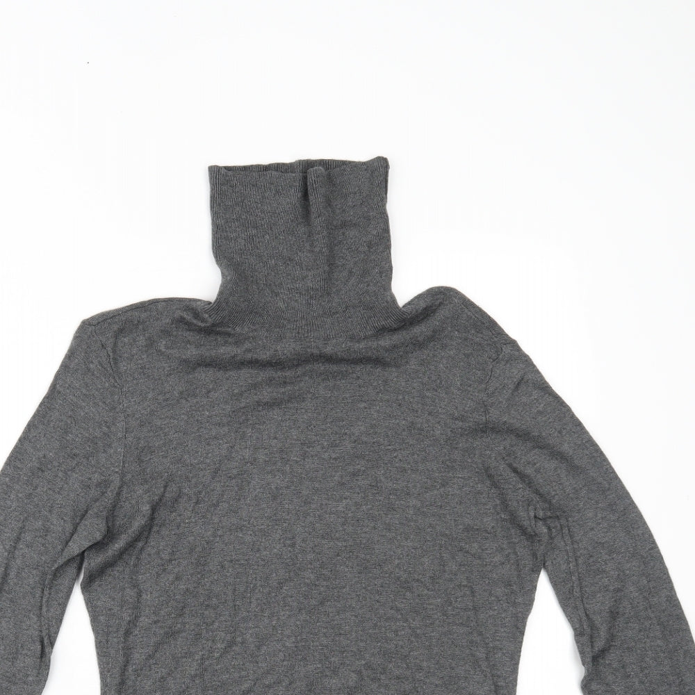 H&M Womens Grey   Basic Blouse Size S