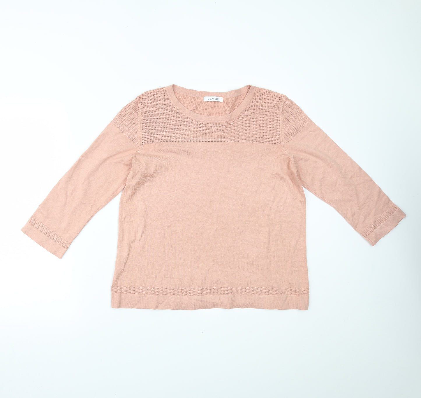 Marks and Spencer Womens Pink   Basic Blouse Size 14