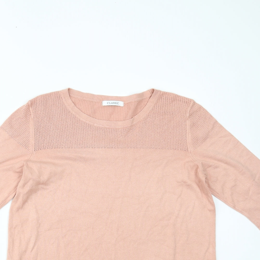 Marks and Spencer Womens Pink   Basic Blouse Size 14
