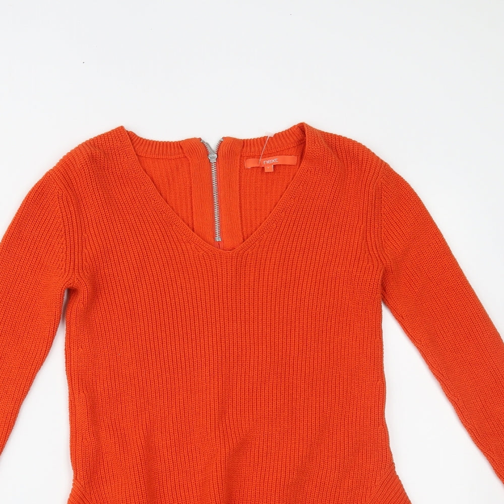 NEXT Womens Orange   Pullover Jumper Size 6