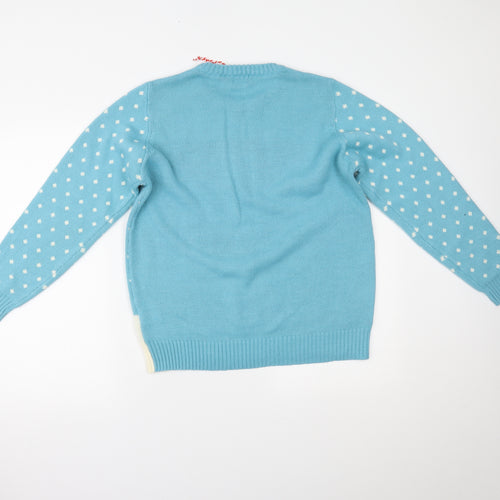 Avenue Womens Blue   Pullover Jumper Size M