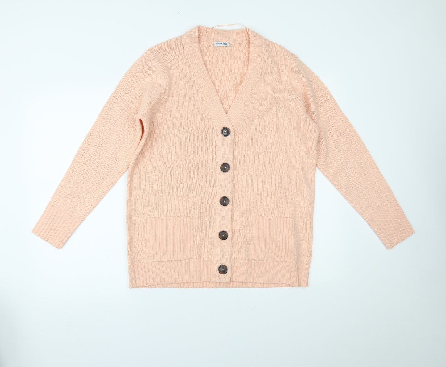 Damart Womens Pink   Cardigan Jumper Size 12