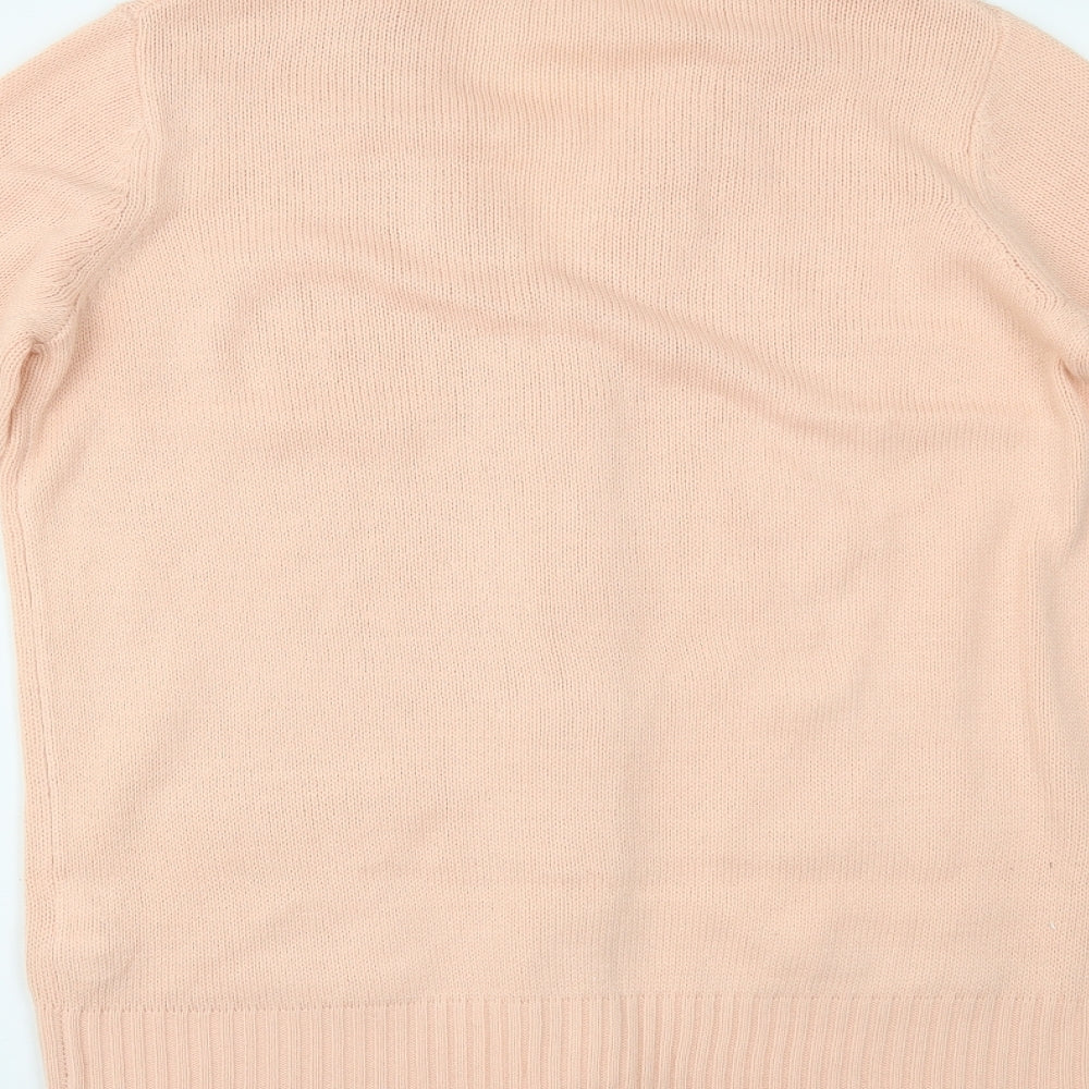 Damart Womens Pink   Cardigan Jumper Size 12