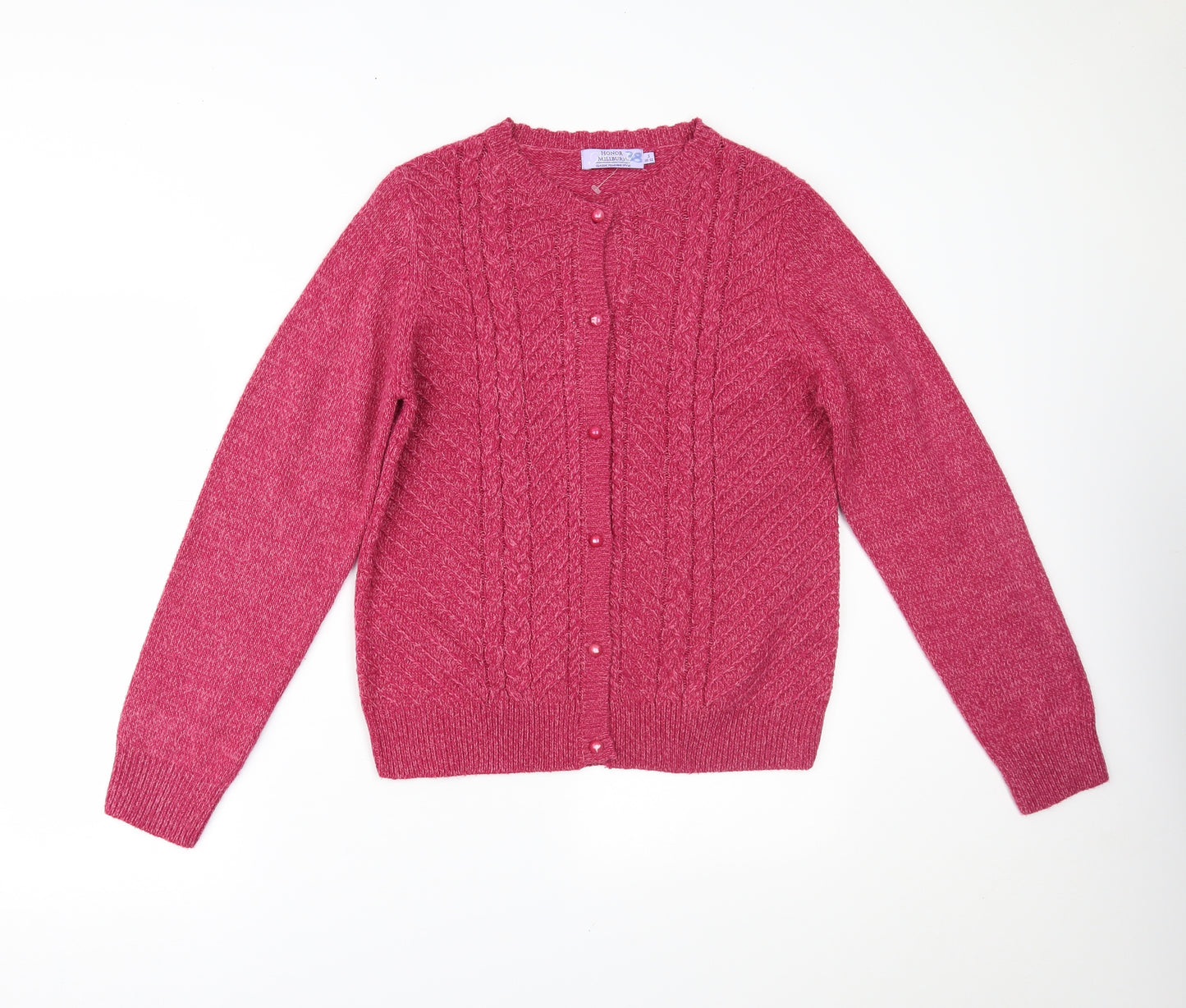 EWM Womens Pink   Cardigan Jumper Size S
