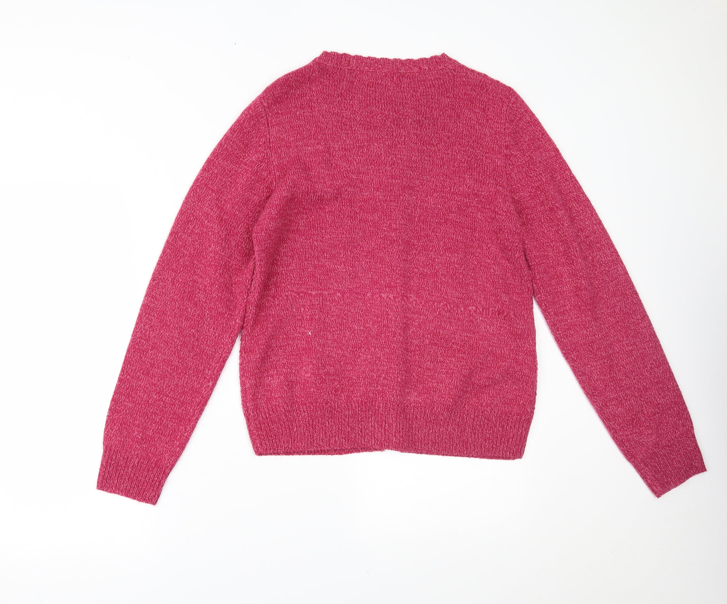 EWM Womens Pink   Cardigan Jumper Size S