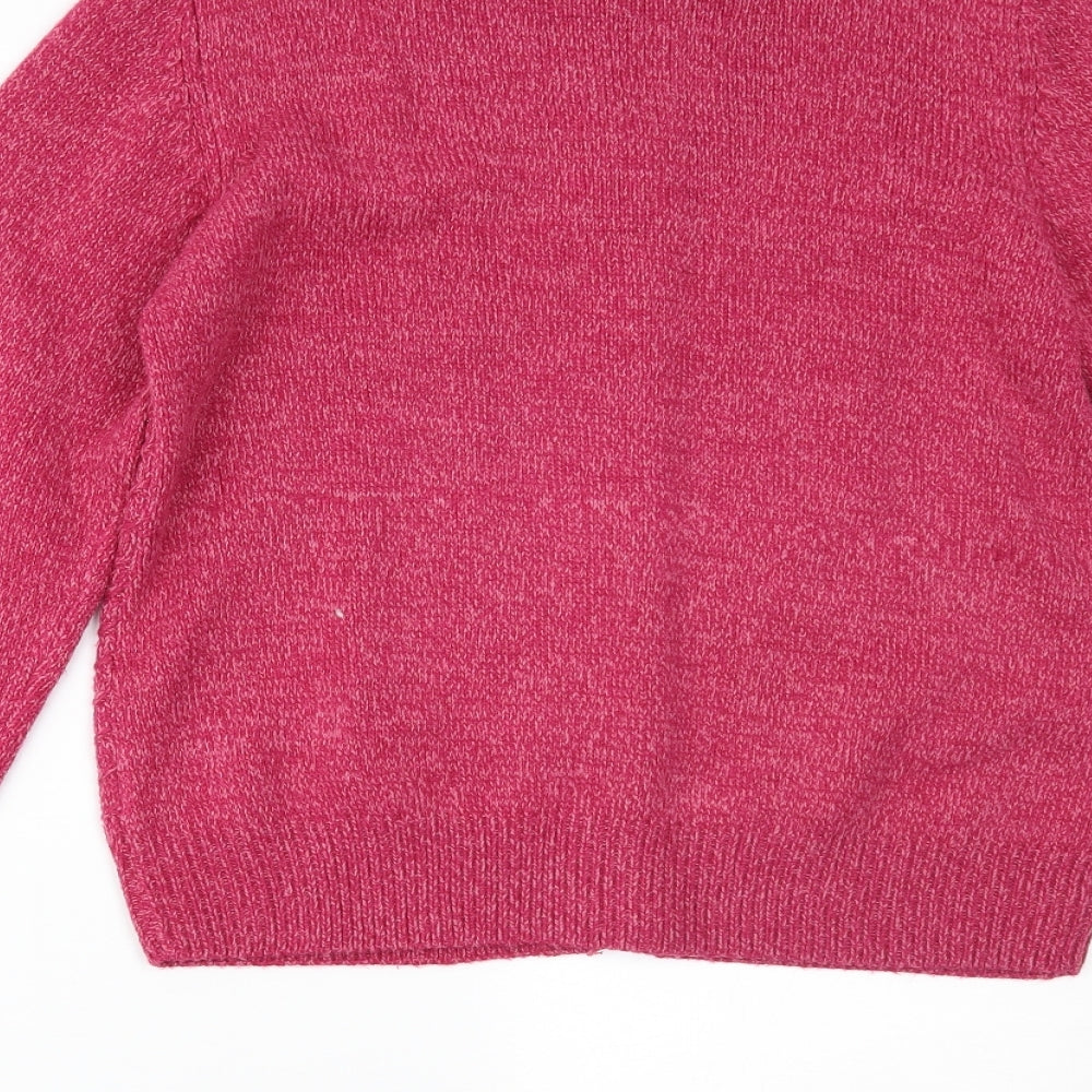 EWM Womens Pink   Cardigan Jumper Size S