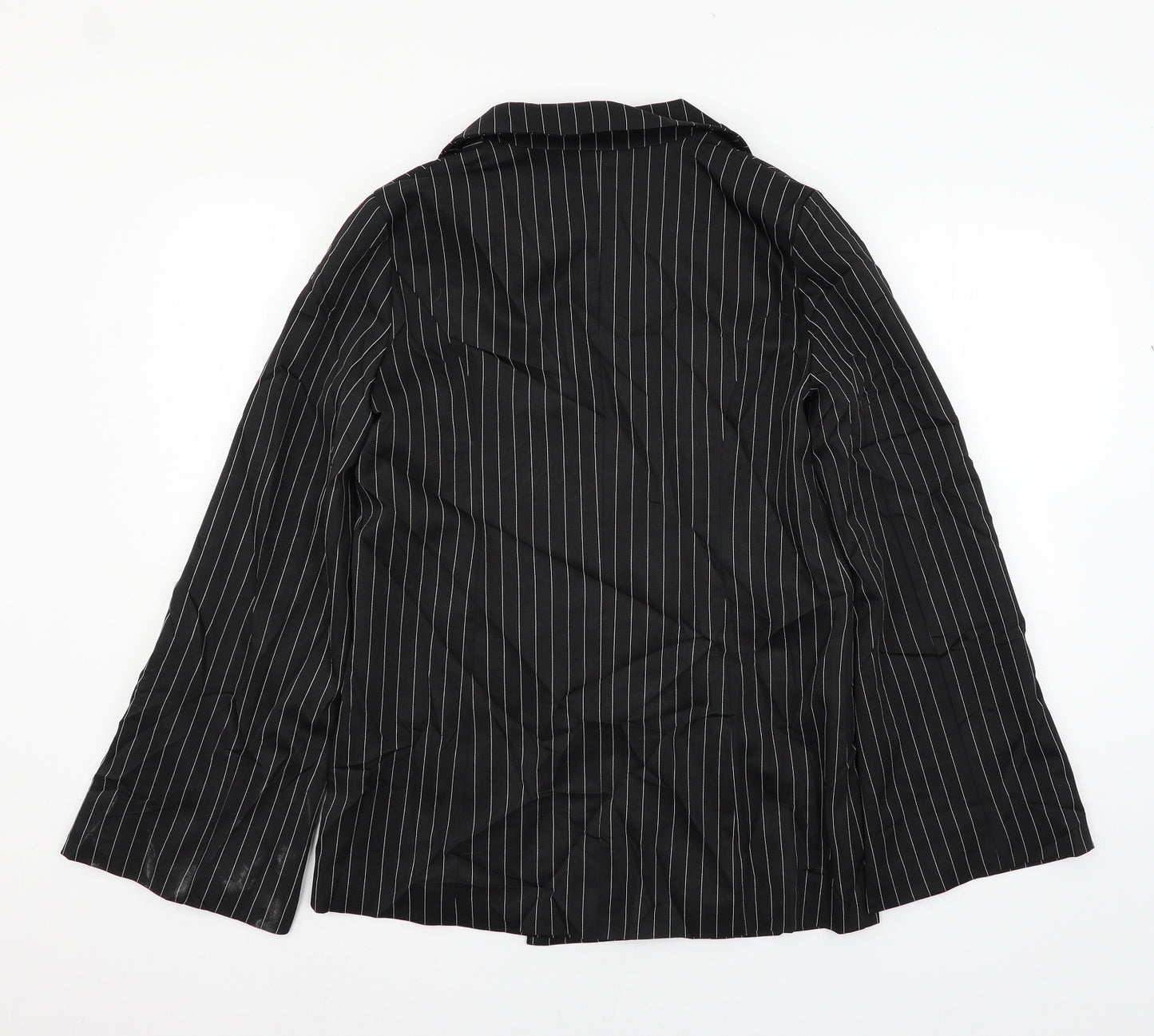 PRETTYLITTLETHING Womens Black   Jacket Blazer Size 8