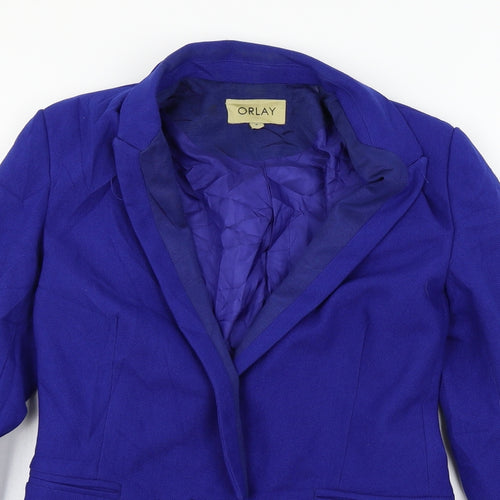 Orlay Womens Blue   Jacket Blazer Size S