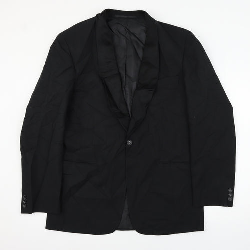C&A Mens Black   Jacket Suit Jacket Size L