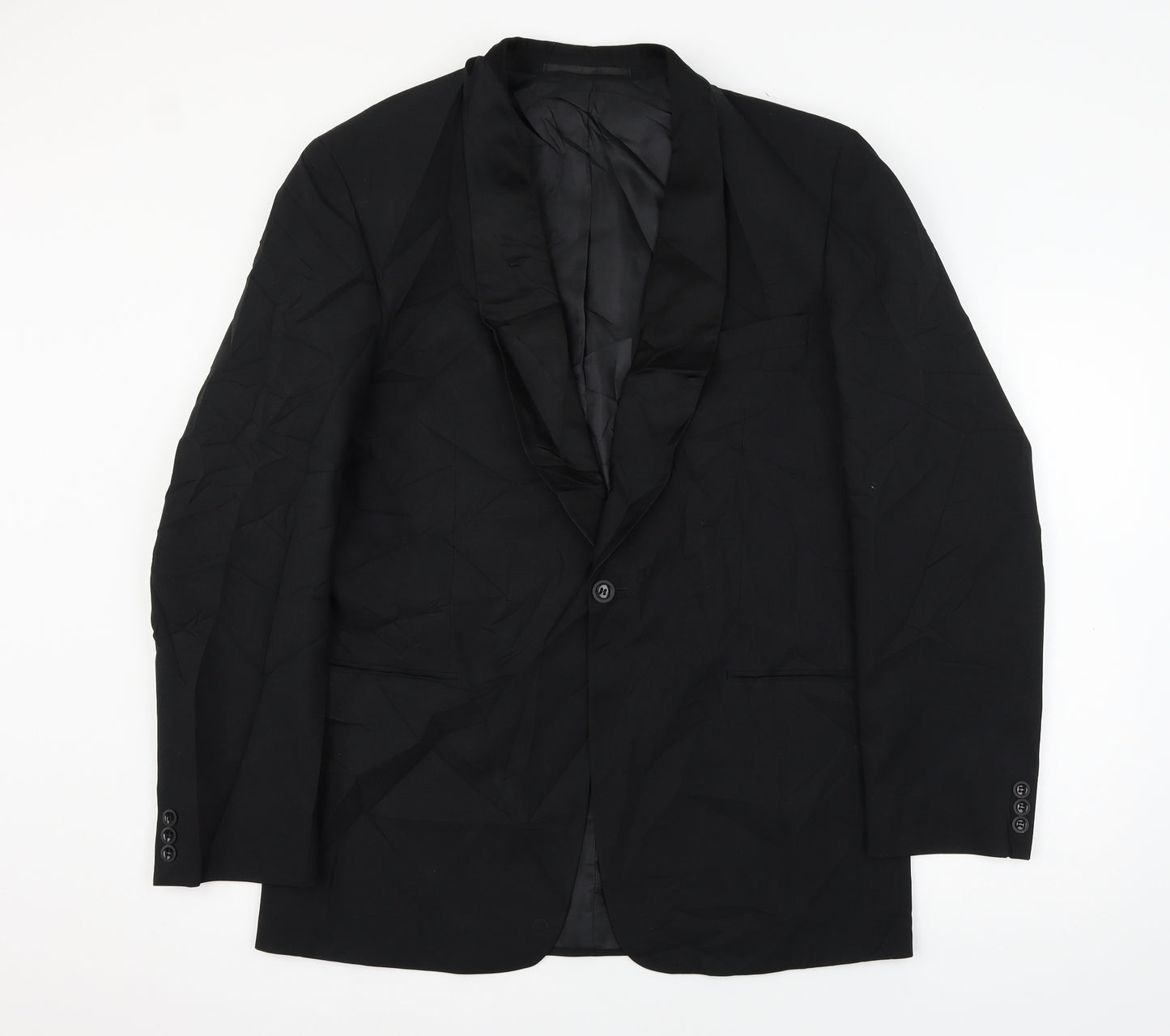 C&A Mens Black   Jacket Suit Jacket Size L