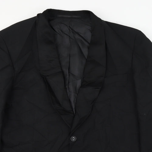 C&A Mens Black   Jacket Suit Jacket Size L