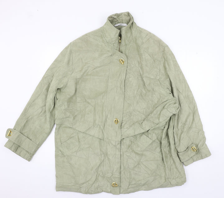 St Michael Womens Green Jacket Size 18