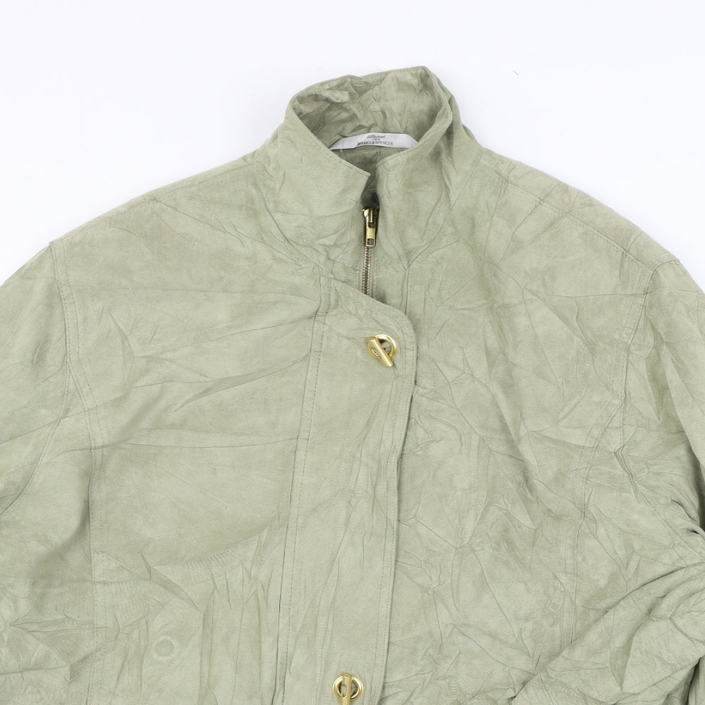 St Michael Womens Green   Jacket  Size 18