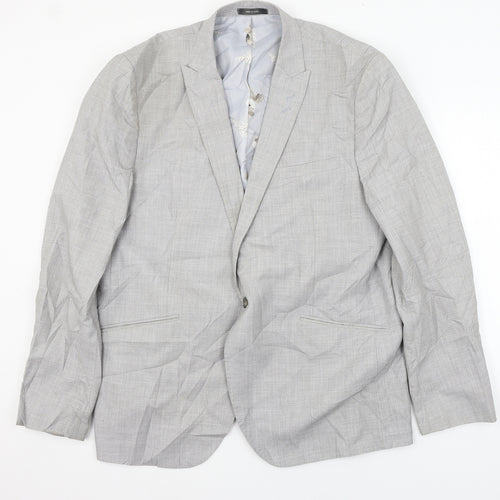 Primark Mens Grey   Jacket Suit Jacket Size XL