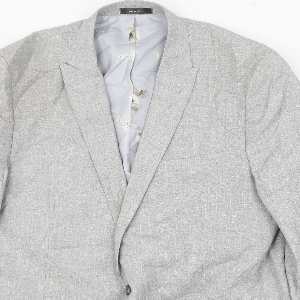 Primark Mens Grey   Jacket Suit Jacket Size XL