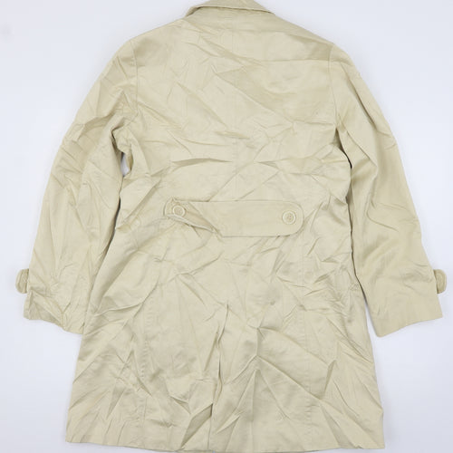 Marks and Spencer Womens Ivory   Overcoat Coat Size 16