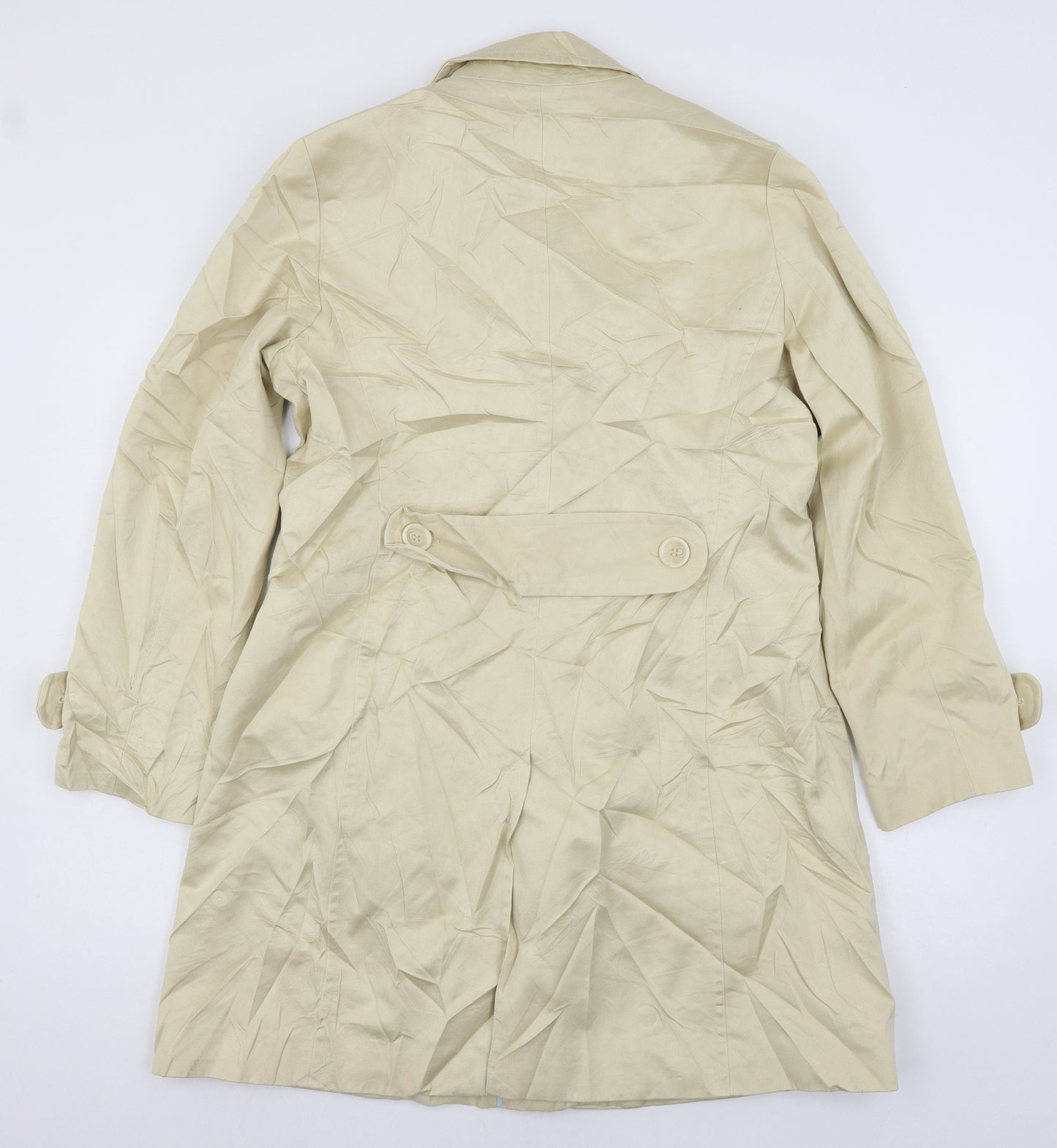 Marks and Spencer Womens Ivory   Overcoat Coat Size 16