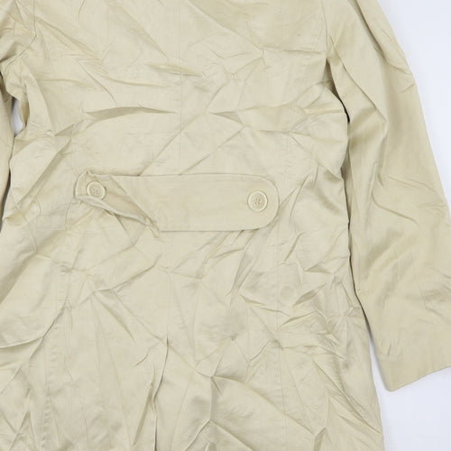 Marks and Spencer Womens Ivory   Overcoat Coat Size 16