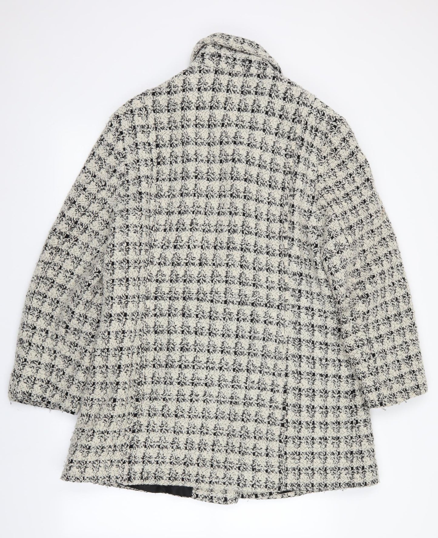 City Look Womens Black Check  Jacket Coat Size 18