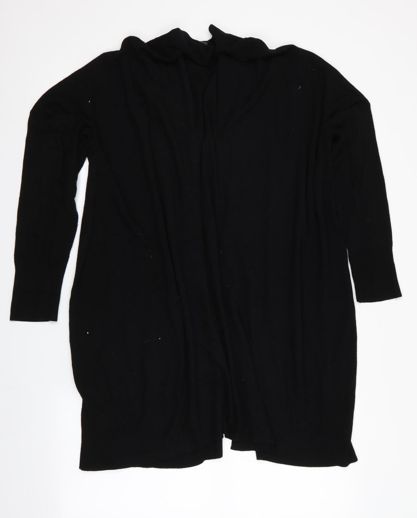 Primark Womens Black   Cardigan Jumper Size XL  - Longline