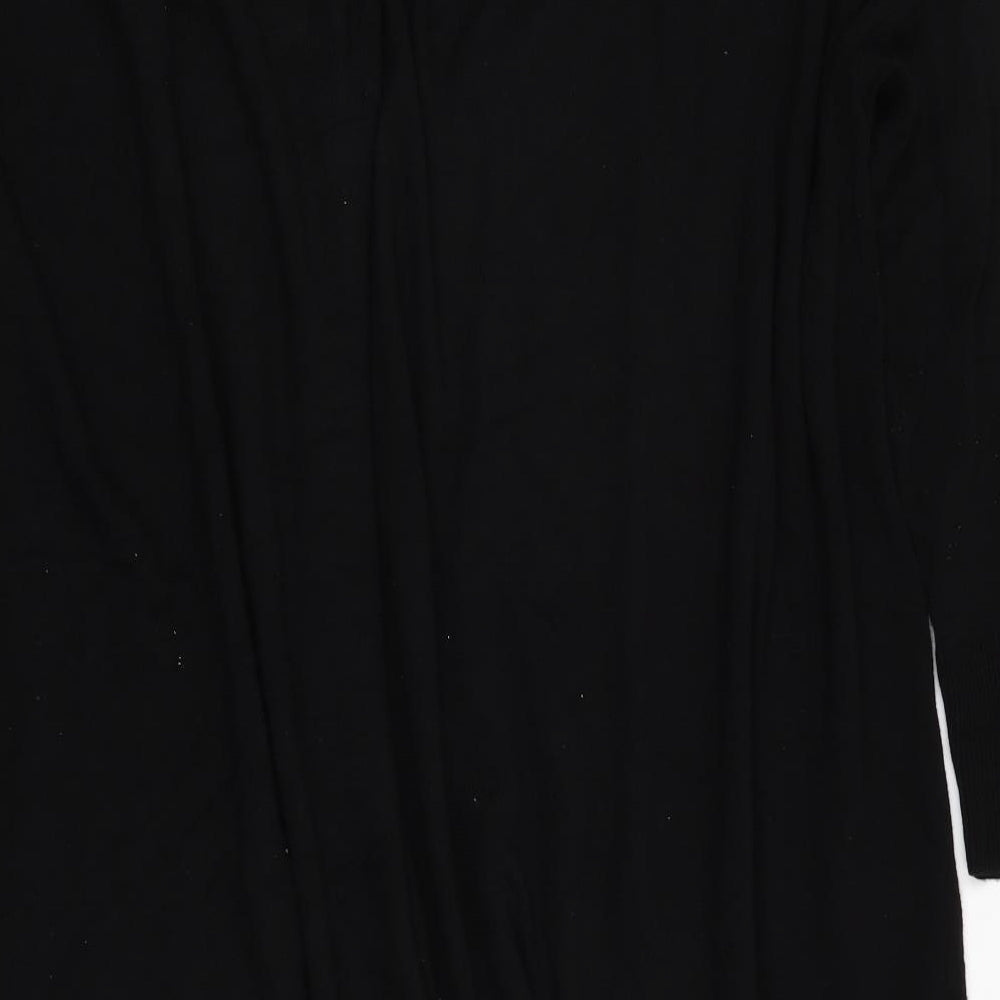 Primark Womens Black   Cardigan Jumper Size XL  - Longline