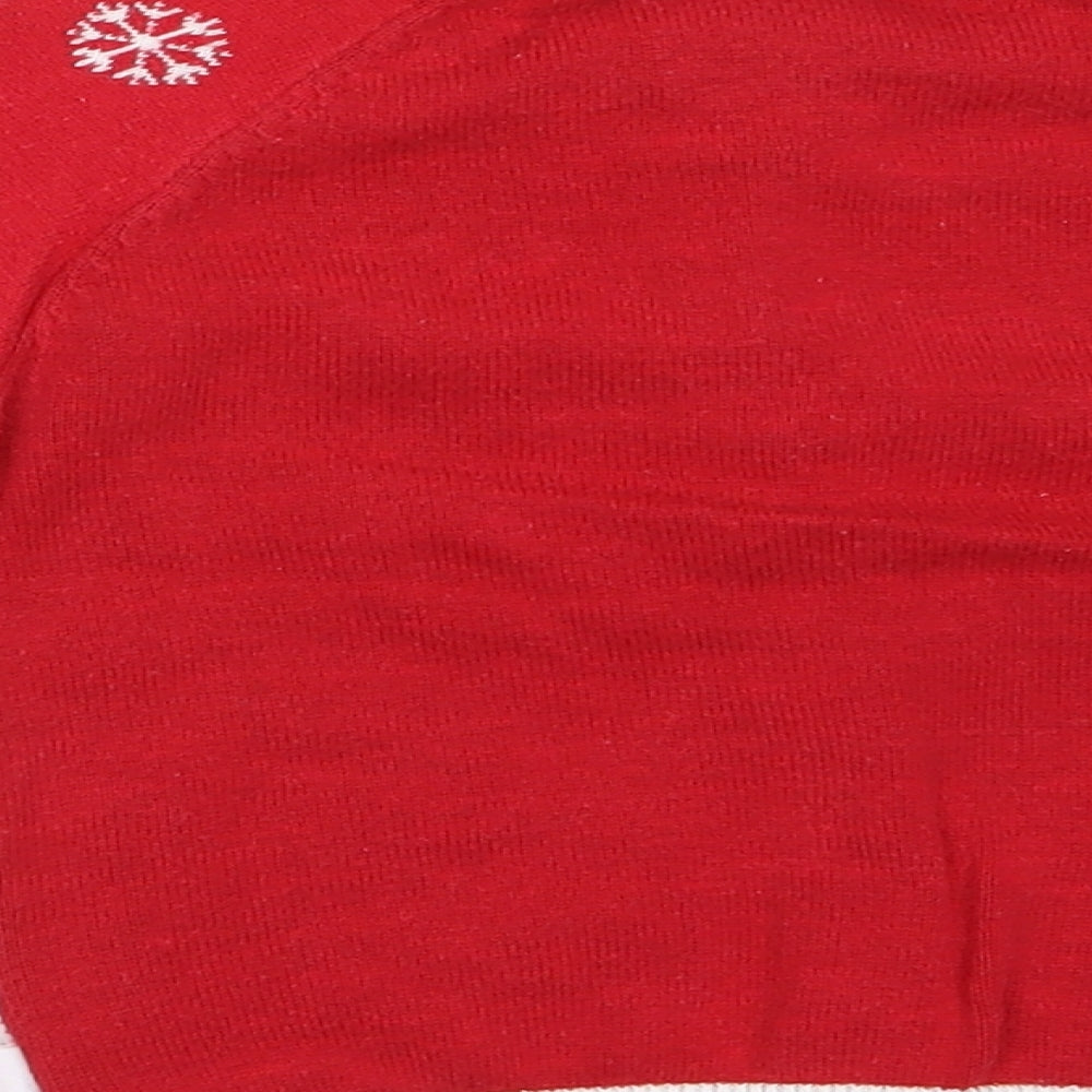 Peppa Girls Red Animal Print  Cardigan Jumper Size 12-18 Months  - Peppa Pip Christmas
