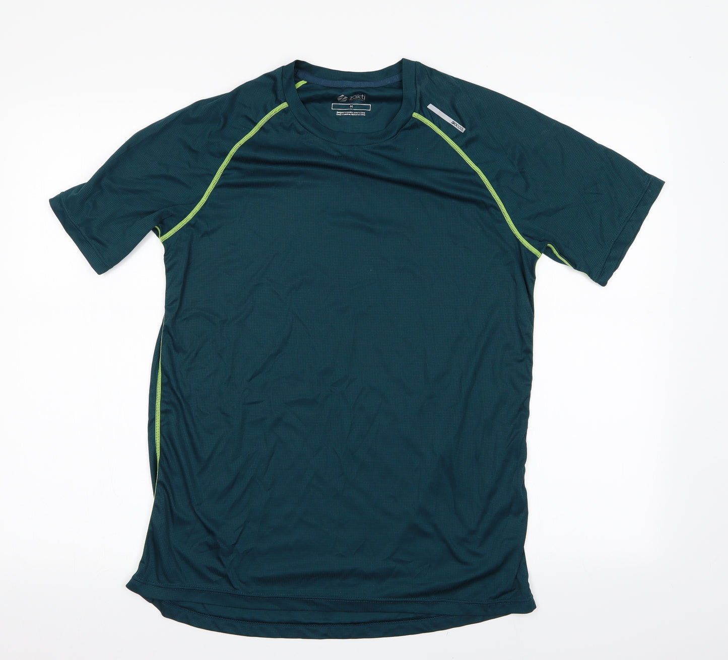 Zakti Mens Green    T-Shirt Size M  - Isocool