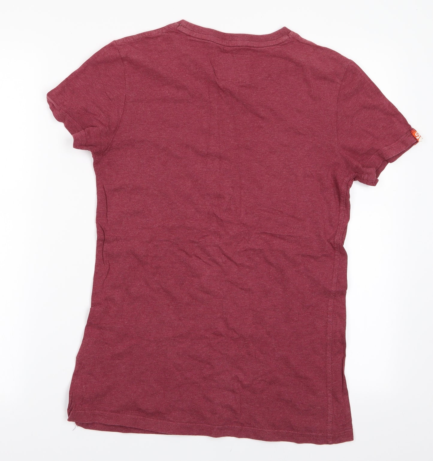 Super Dry Womens Pink   Basic T-Shirt Size S  - Super Dry Spirit