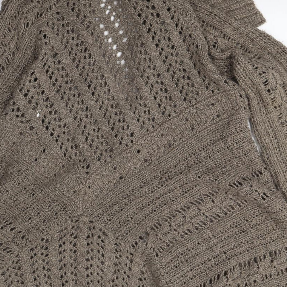 M&S Womens Brown  Knit Cardigan Jumper Size 20