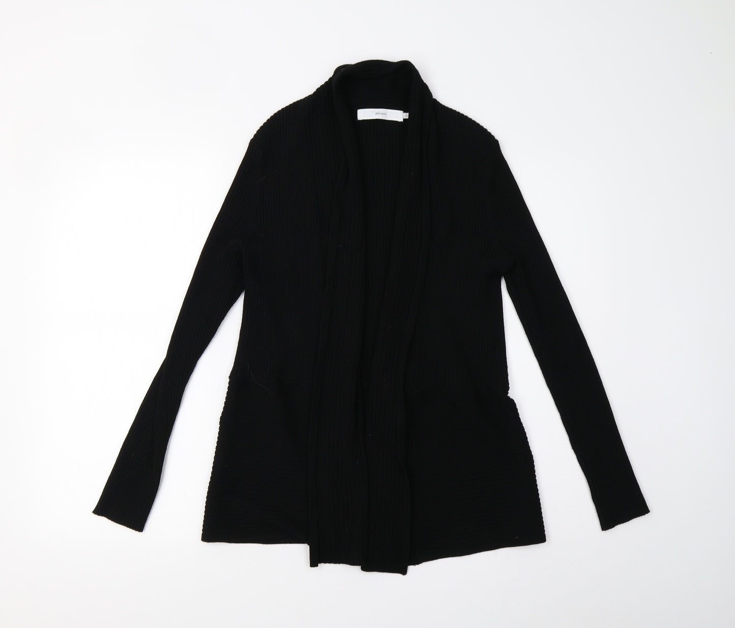 John Lewis Womens Black  Knit Cardigan Jumper Size 12