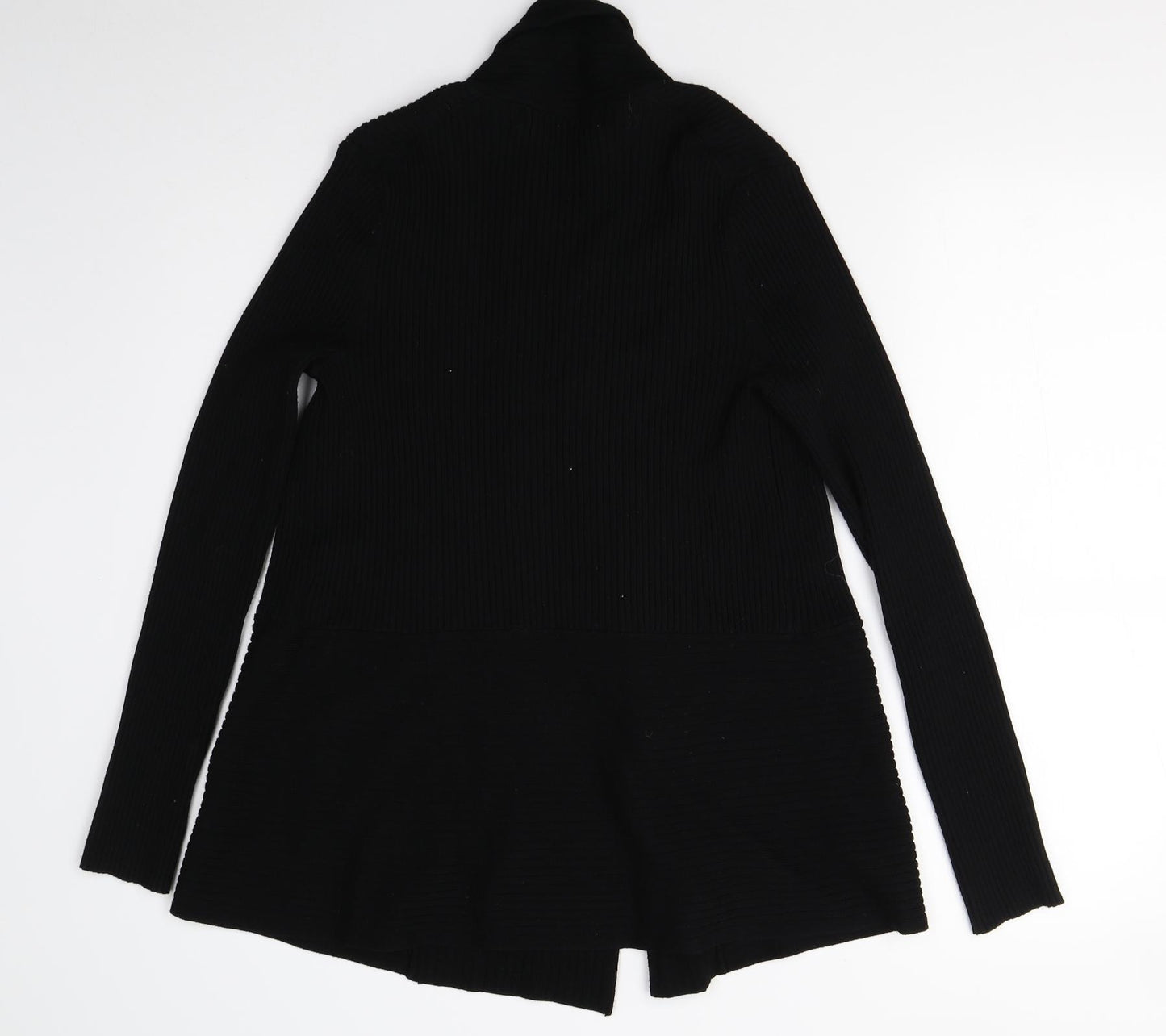 John Lewis Womens Black  Knit Cardigan Jumper Size 12