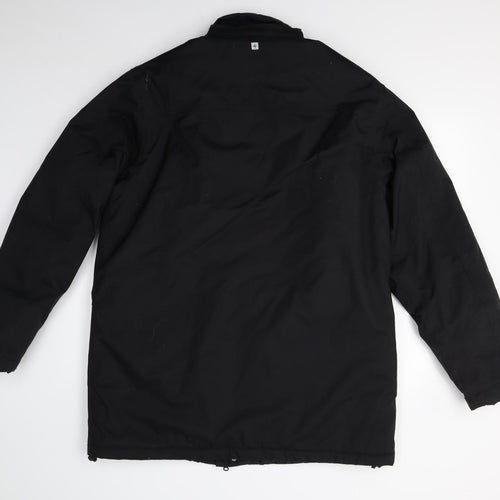 Mountain Warehouse Mens Black   Overcoat Coat Size L