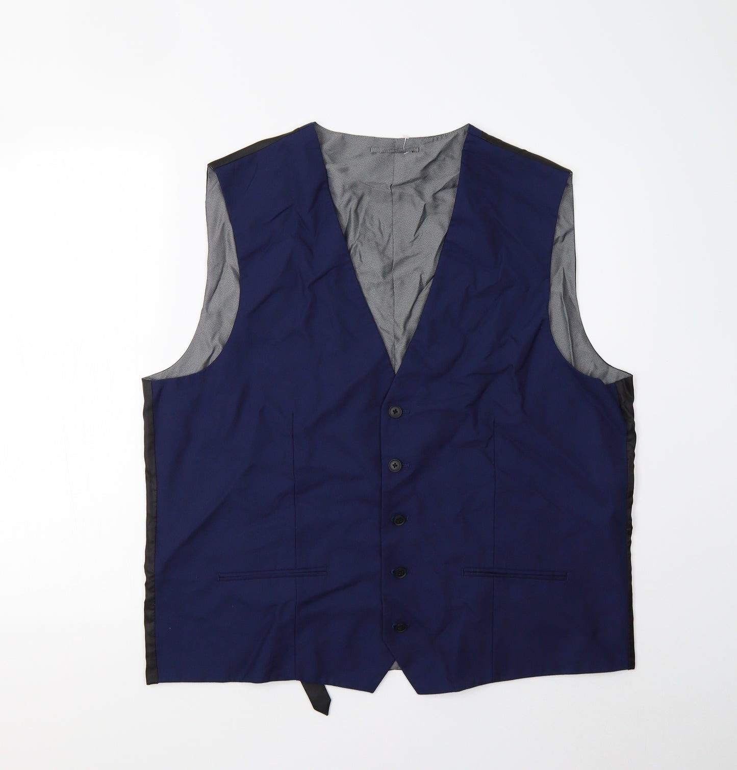 NEXT Mens Blue    Suit Waistcoat Size 48